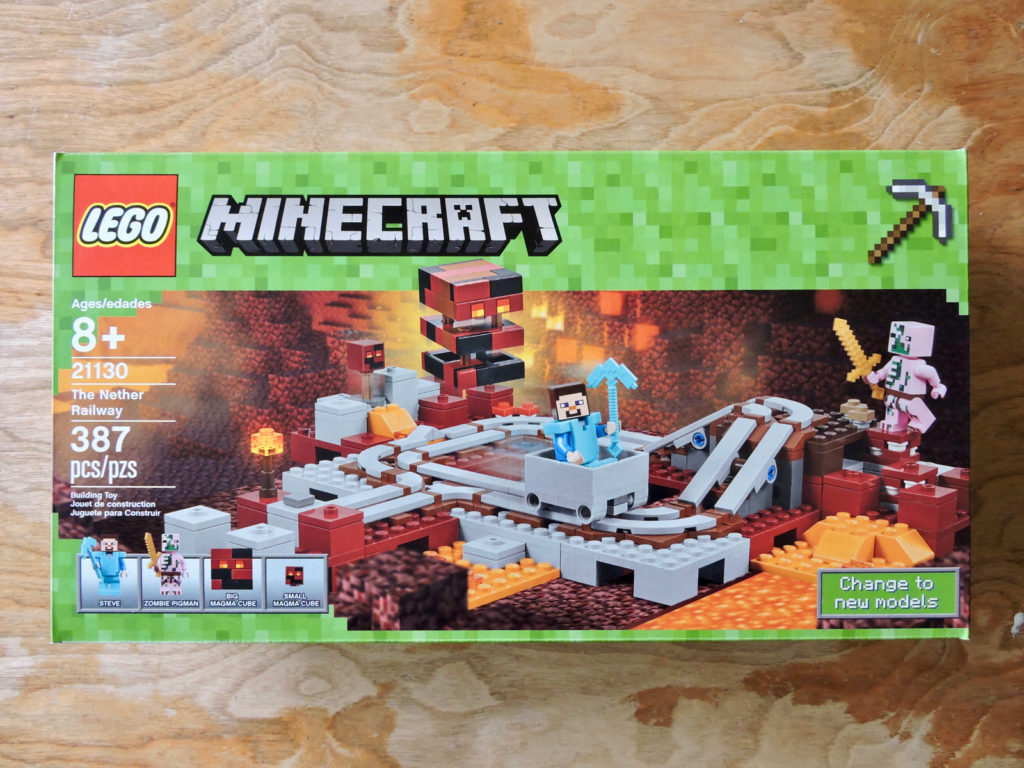 LEGO Minecraft The Nether Railway 21130 (387 Pieces)